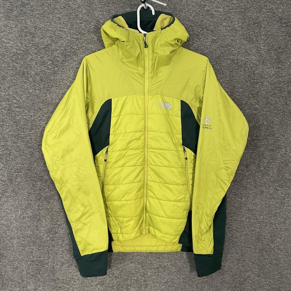 The North Face Jacket Mens Large Green Summit Series Hooded Insulated Ski